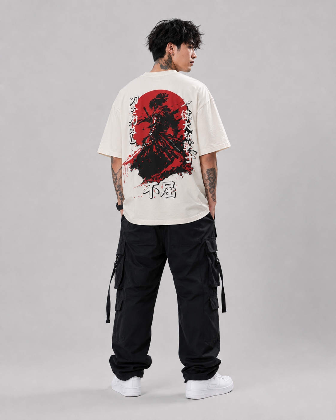 SAMURAI ANIME OVERSIZED T-SHIRT