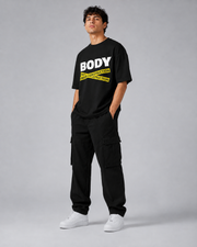 BODY UNDER CONSTRUCTION OVERSIZED T-SHIRT- BACK