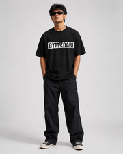 GYMADARI OVERSIZED T-SHIRT- BLACK