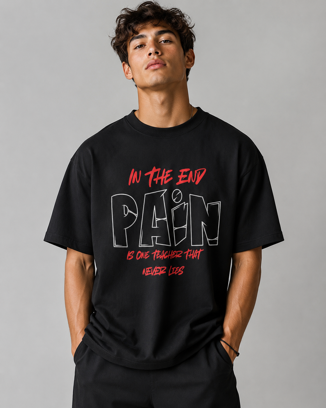 PAIN OVERSIZED T-SHIRT