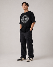 WORK HARD OVERSIZED T-SHIRT- BLACK
