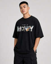 TIME IS MONEY OVERSIZED T-SHIRT