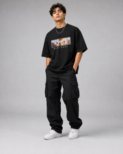LUFFY ANIME OVERSIZED T-SHIRT
