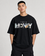 TIME IS MONEY OVERSIZED T-SHIRT