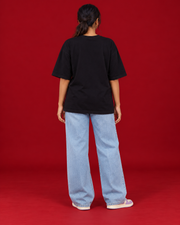 STILL BECOMING black tee Back view