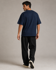 Urban Scooter Rush navy oversized T-shirt clean back
